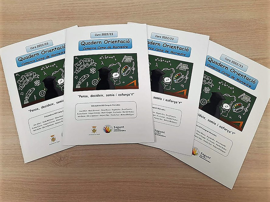 El departament d'Educació edita la guia d'orientació educativa: «Pensa, decideix, somia i esforça't» 