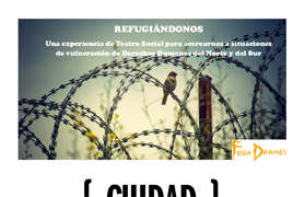 L’obra de teatre “Refugiándonos” arriba al Casal Jove este dissabte 