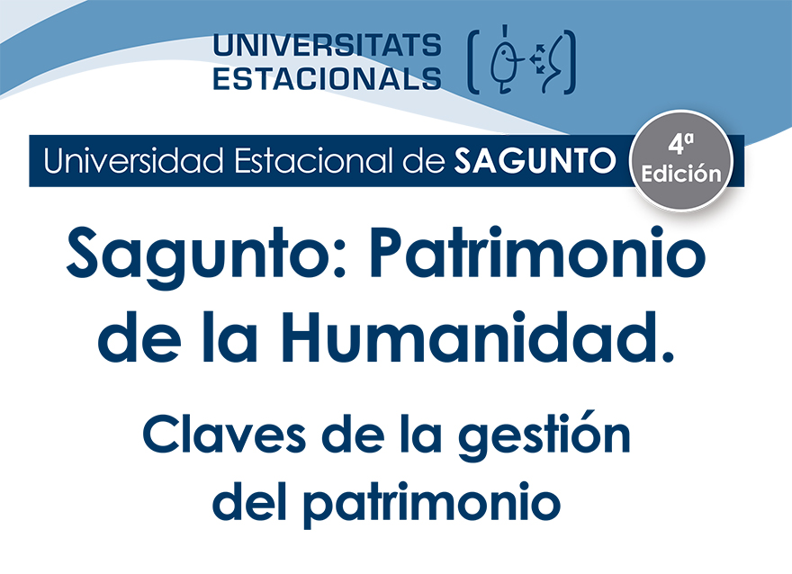 La Universitat Estacional de Sagunt debatrà esta setmana sobre gestió de patrimoni