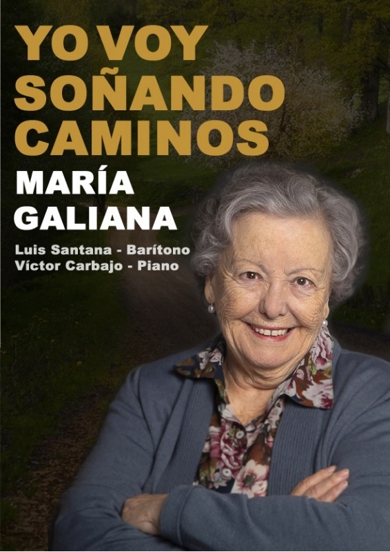 L’actriu María Galiana presenta el recital 'Yo voy soñando caminos' en el Teatre de Begoña