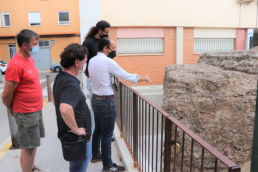 Finalitzen les obres per a la posada en valor del monument funerari romà del col·legi Romeu