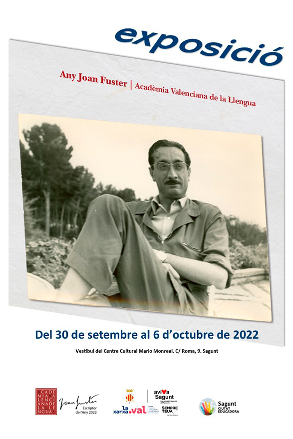 L’exposició 'Joan Fuster, una vida il·lustrada' arriba al Centre Cultural Mario Monreal el pròxim 30 de setembre
