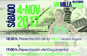 El 4 de novembre es presenta la “VIII Milla Urbana de Sagunt”