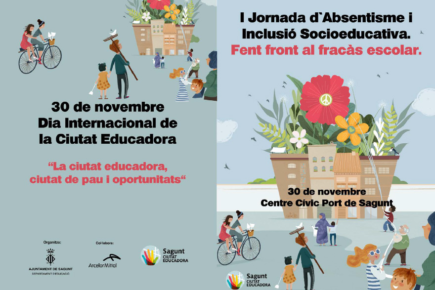 Sagunt celebra el Dia Internacional de la Ciutat Educadora amb la I jornada ‘Absentisme i Inclusió Socioeducativa. Fent front al fracàs escolar’