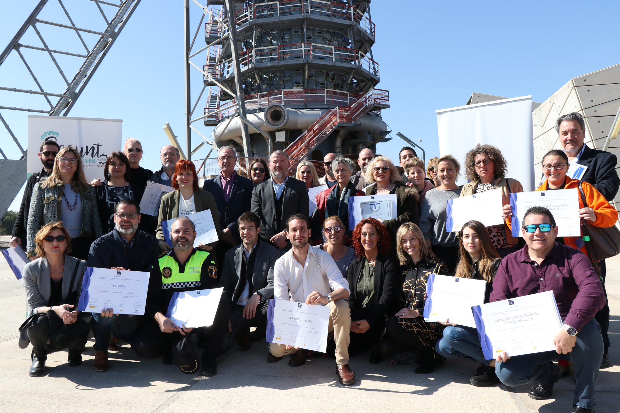 Lliurament de distintius del Sistema Integral de Qualitat en Destinació (SICTED) a empreses del municipi