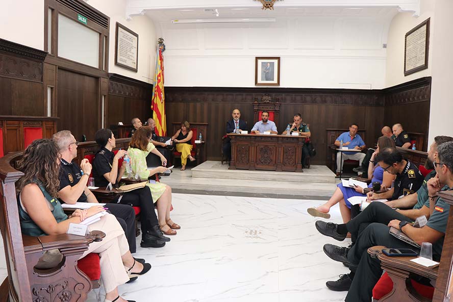 La Junta Local de Seguretat s'ha reunit per a coordinar el dispositiu de les Festes Patronals