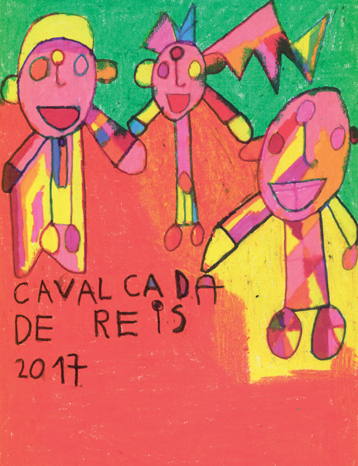 Beatriz Martín, guanyadora del concurs de cartells de la Cavalcada de Reis 2017