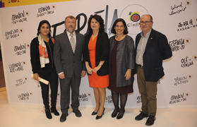 L'alcalde de Sagunt i la regidora de Turisme arrepleguen el guardó de finalista dels premis EDEN