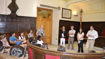 L'alcalde rep en l'Ajuntament de Sagunt a alumnes i professors del Collège Georges Texier