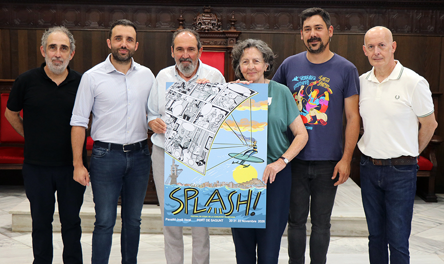 La Concejalía de Juventud e Infancia presenta el cartel del Splash 2026, diseñado por Elena Uriel y Sento Llobell