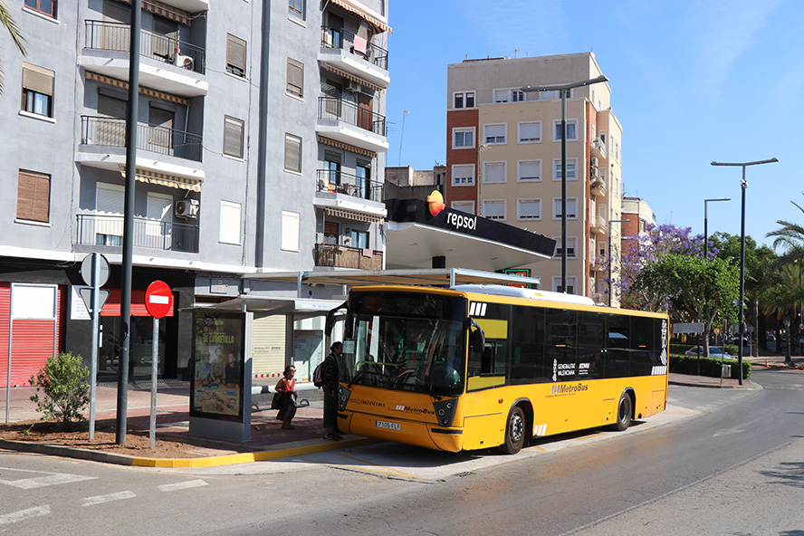 Sagunt finalitza les obres del nou bescanviador modal al costat de l'estació de Renfe per a reforçar la mobilitat sostenible