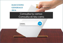 L'Ajuntament de Sagunt posa a la disposició dels ciutadans dues senzilles eines de consulta del cens electoral