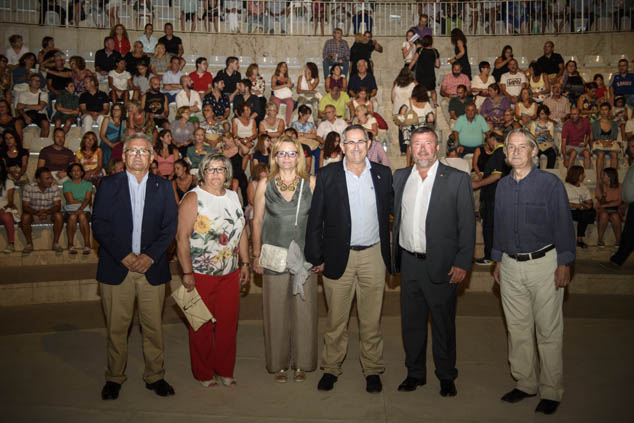 L'alcalde de la Unió visita Sagunt i va assistir a l'obra “Libertino” de Sagunt a Escena