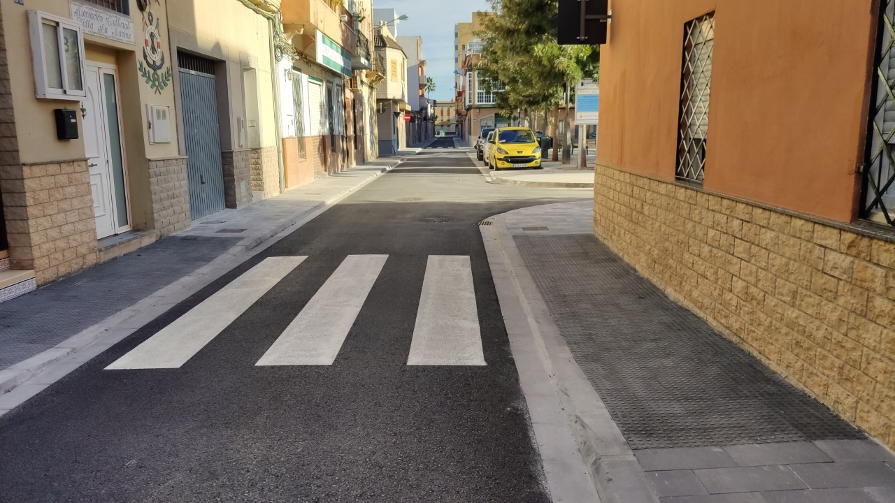 Finalitzen les obres dels carrers Espronceda i Nueva del Port de Sagunt