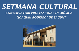 El conservatori professional de música Joaquín Rodrigo acull la Setmana Cultural de portes obertes